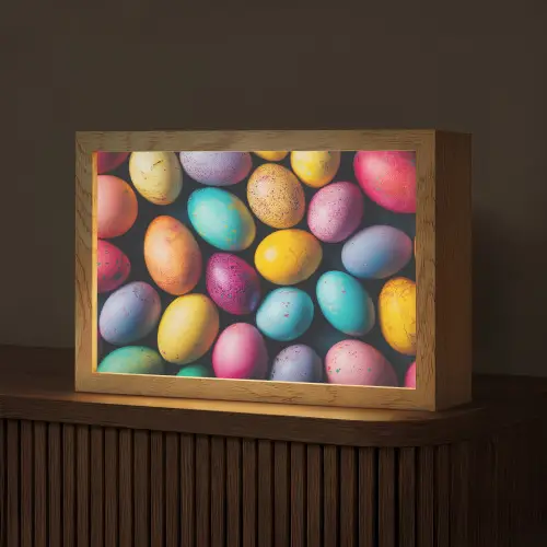 Kleurrijk - Paaseitjes - Spetters Light Box met kabel (Tafellamp) klein -z3d_website