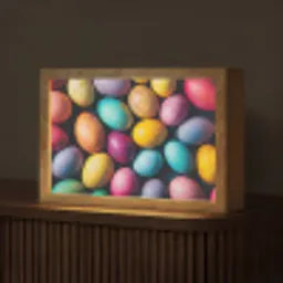 Kleurrijk - Paaseitjes - Spetters Light Box met kabel (Tafellamp) klein -z3d_website