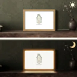 Huisje - Groen - Tekst - Liefdevol Light Box met kabel (Tafellamp) klein -sfeer3