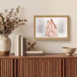 Huisje - Suiker - Pastel Light Box met kabel (Tafellamp) klein -sfeer2