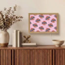 Disco - Bal - Patroon - Roze Light Box met kabel (Tafellamp) klein 924 -sfeer2