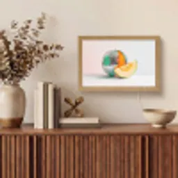 Disco - Discobal - Meloen - Pastel Light Box met kabel (Tafellamp) klein -sfeer2