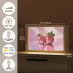 Disco - Fruit - Glitter - Strawberry Light Box met kabel (Tafellamp) klein -USP_EN