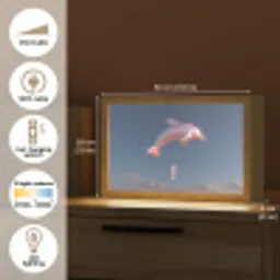 Dolfijn - Roze - Astronaut Light Box met kabel (Tafellamp) klein -USP_EN