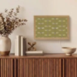 Libellen - Patroon - Groen Light Box met kabel (Tafellamp) klein 924 -sfeer2
