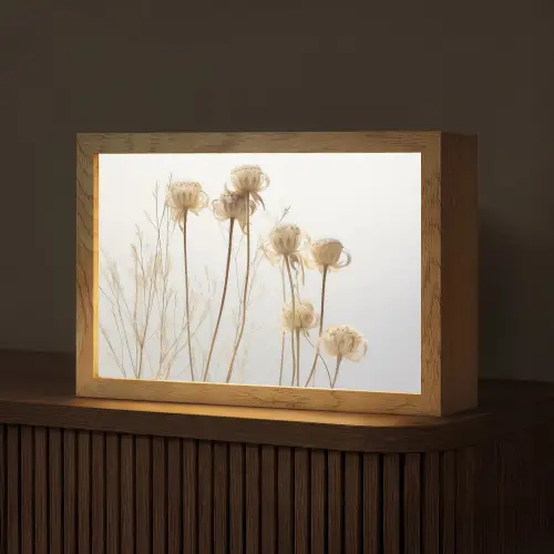 Droogbloemen - Natuur - Botanisch Light Box met kabel (Tafellamp) klein -z3d_website