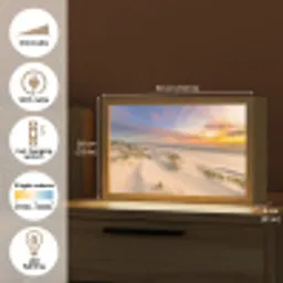 Duinen - Strand - Zonsondergang - Natuur - Zomer Light Box met kabel (Tafellamp) klein -USP_EN