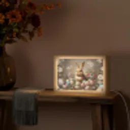 Paashaas - Lente - Paaseieren Light Box met kabel (Tafellamp) klein -sfeer4