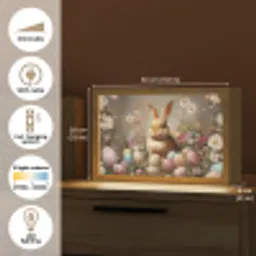 Paashaas - Lente - Paaseieren Light Box met kabel (Tafellamp) klein -USP_EN