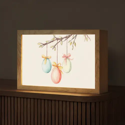 Paastak - Strikje - Eieren Light Box met kabel (Tafellamp) klein -z3d_website