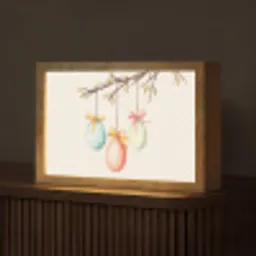 Paastak - Strikje - Eieren Light Box met kabel (Tafellamp) klein -z3d_website