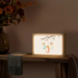 Paastak - Strikje - Eieren Light Box met kabel (Tafellamp) klein -sfeer4
