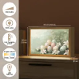 Paaseieren - Pasteltinten - Bloemen Light Box met kabel (Tafellamp) klein -USP_EN