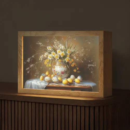 Paaseieren - Stilleven - Vaas Light Box met kabel (Tafellamp) klein -z3d_website