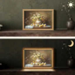 Paaseieren - Stilleven - Vaas Light Box met kabel (Tafellamp) klein -sfeer3