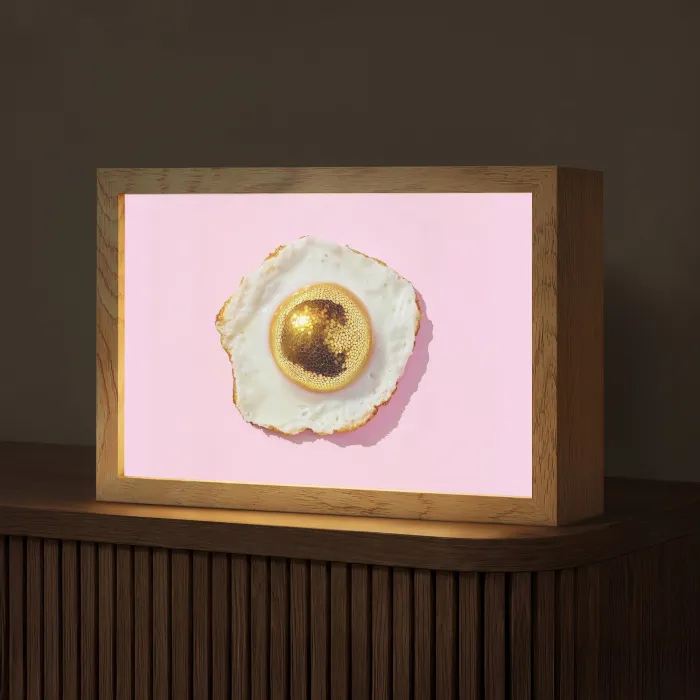 Ei - Disco - Ontbijt - Glitter Light Box met kabel (Tafellamp) klein -z3d_website