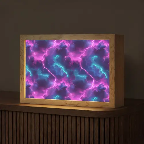 Elektrisch - Neon - Lucht Light Box met kabel (Tafellamp) klein 924 -z3d_website
