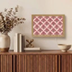 Waaier -  Roze - Rood Light Box met kabel (Tafellamp) klein 924 -sfeer2