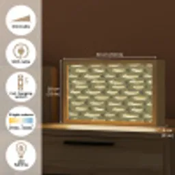 Vis - Patroon - Groen Light Box met kabel (Tafellamp) klein 924 -USP_EN