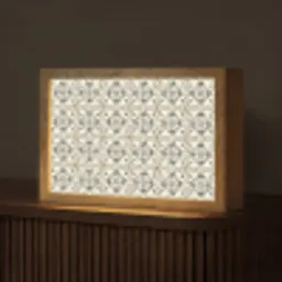 Floraal - Patroon - Kleurrijk Light Box met kabel (Tafellamp) klein 924 -z3d_website
