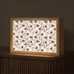 Bloemen - Botanisch - Bordeaux Light Box met kabel (Tafellamp) klein 924 -z3d_website