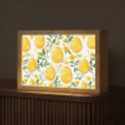 Bloemen - Paaseieren - Geel Light Box met kabel (Tafellamp) klein -z3d_website