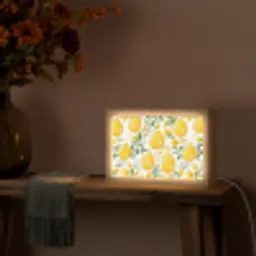 Bloemen - Paaseieren - Geel Light Box met kabel (Tafellamp) klein -sfeer4