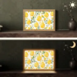 Bloemen - Paaseieren - Geel Light Box met kabel (Tafellamp) klein -sfeer3