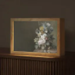 Bloemen - Eelke Jelles Eelkema - Oude meesters Light Box met kabel (Tafellamp) klein -z3d_website
