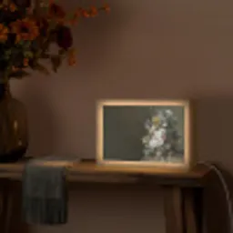 Bloemen - Eelke Jelles Eelkema - Oude meesters Light Box met kabel (Tafellamp) klein -sfeer4