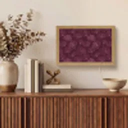 Bloemen - Patroon - Bordeauxrood Light Box met kabel (Tafellamp) klein 924 -sfeer2