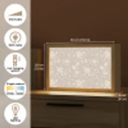 Bloemen - Blaadjes - Patroon Light Box met kabel (Tafellamp) klein 924 -USP_EN