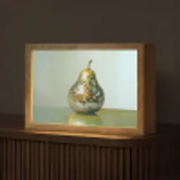 Fruit - Disco - Art - Glitter Light Box met kabel (Tafellamp) klein -z3d_website
