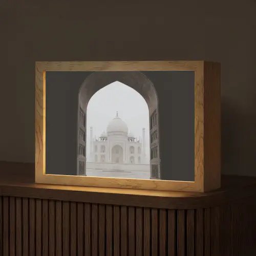 Poort - Symmetrische koepel - Minaretten - Moskee Light Box met kabel (Tafellamp) klein -z3d_website
