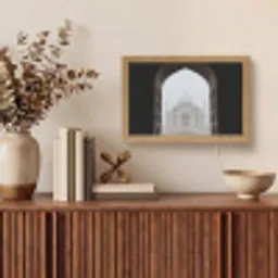 Poort - Symmetrische koepel - Minaretten - Moskee Light Box met kabel (Tafellamp) klein -sfeer2
