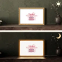 Cadeau - Strik - Tekst - Roze Light Box met kabel (Tafellamp) klein -sfeer3