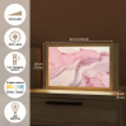 Goud - Marmer - Roze Light Box met kabel (Tafellamp) klein -USP_EN