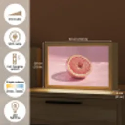 Grapefruit - Roze - Disco - Shiny Light Box met kabel (Tafellamp) klein -USP_EN