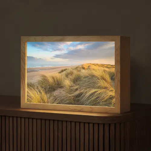 Gras - Duinen - Strand - Zomer Light Box met kabel (Tafellamp) klein -z3d_website