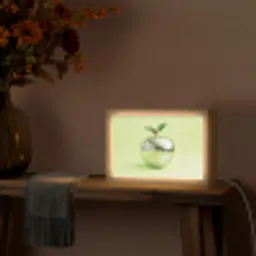 Groen - Disco - Decoratie - Appel Light Box met kabel (Tafellamp) klein -sfeer4