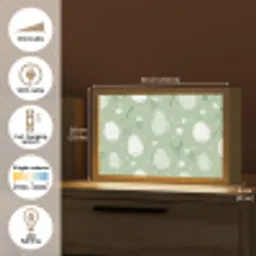 Groen - Eieren - Patroon Light Box met kabel (Tafellamp) klein -USP_EN