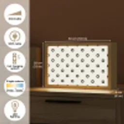 Hart - Rond - Wit - Zwart Light Box met kabel (Tafellamp) klein 924 -USP_EN