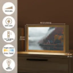 Huis - Rood - Bergen - Water Light Box met kabel (Tafellamp) klein -USP_EN