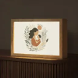 Illustratie - Quote - Moeder Light Box met kabel (Tafellamp) klein -z3d_website