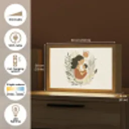 Illustratie - Quote - Moeder Light Box met kabel (Tafellamp) klein -USP_EN