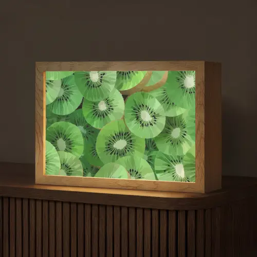 Kiwi - Groen - Pitten Light Box met kabel (Tafellamp) klein -z3d_website