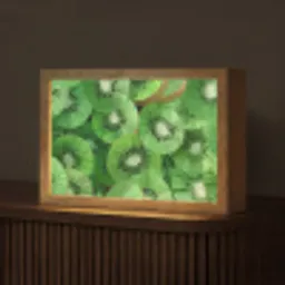 Kiwi - Groen - Pitten Light Box met kabel (Tafellamp) klein -z3d_website
