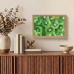 Kiwi - Groen - Pitten Light Box met kabel (Tafellamp) klein -sfeer2