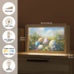 Grasveld - Eieren - Bloemen Light Box met kabel (Tafellamp) klein -USP_EN