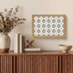 Bladvorm - Klassiek - Kleurrijk Light Box met kabel (Tafellamp) klein 924 -sfeer2